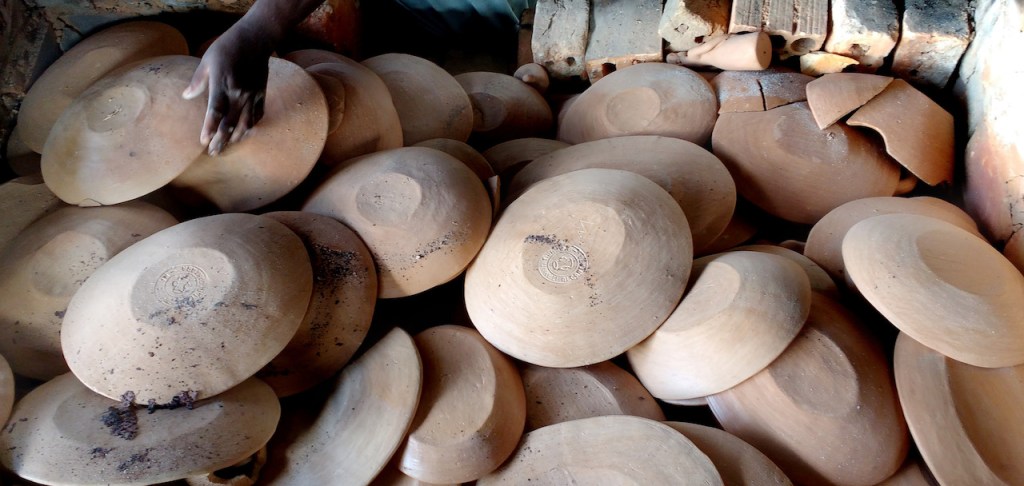 Retrieving ceramics after firing